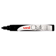 Uni Chalk Marker 1.8-2.5mm Bullet Tip Black PWE5M